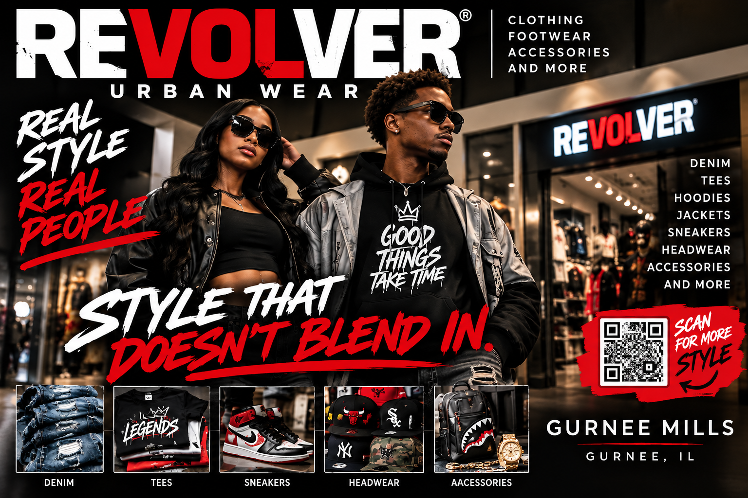 Revolver Brings Urban Fashion to Gurnee Mills